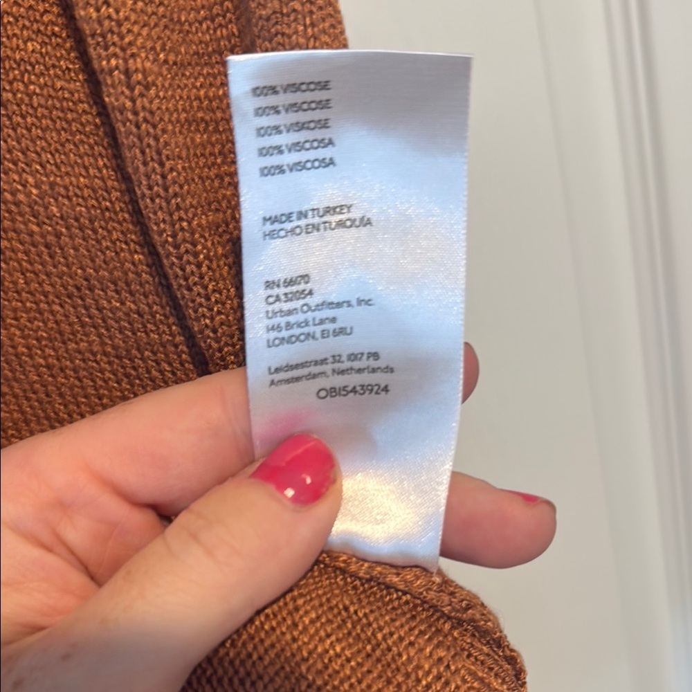 Free People Rust Sleeveless Knit Vest - Picture 9 of 13